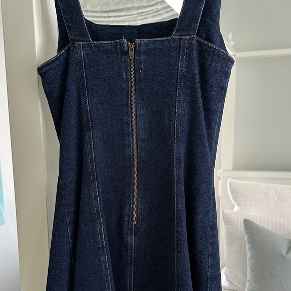 Elie Tahari Navy Midi Dress - Picture 8 of 10